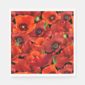 Mohn Serviette (Vorderseite)
