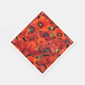 Mohn Serviette (Ecke)