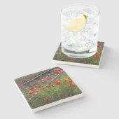 Mohn Steinuntersetzer (Seitenansicht)