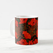 Mohn-Tasse Kaffeetasse (Vorderseite Links)
