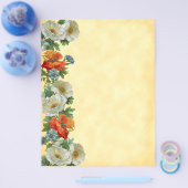 Mohn und Cornblumen Blumenbeete Flyer (Einzeln)