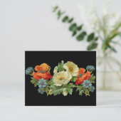 Mohn und Cornblumen Einladungen nach Maß (Stehend Vorderseite)