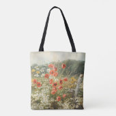 Mohn und Gänseblümchen von Anthonore Christensen Tasche (Rückseite)