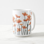 Mohn und Licht — Kaffeetasse (VorderseiteRechts)