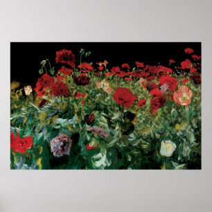 Mohn von John Singer Sargent, Vintage Flowers Poster