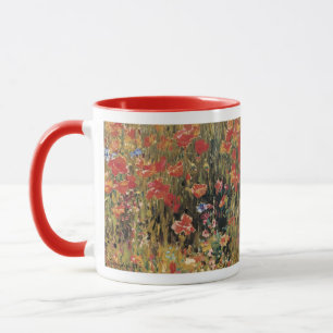 Mohn von Robert Vonnoh, Vintage Impressionismus Tasse