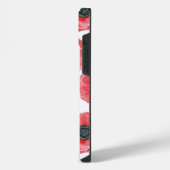 Mohn Wasserfarbe iPhone Hülle (Linke Seite)