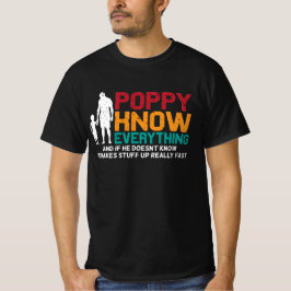 Mohn weiß alles| Tag des Vaters T-Shirt