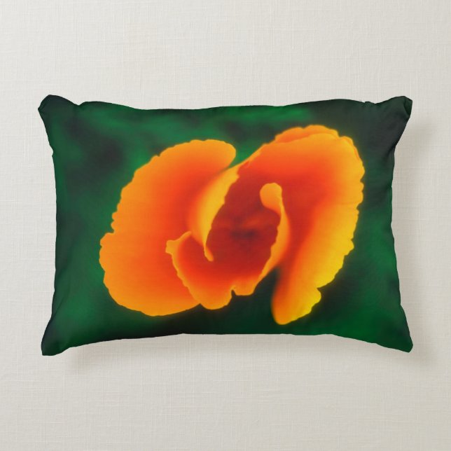 Mohn Zierkissen (Vorderseite)