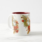 Mohn Zweifarbige Tasse (Vorderseite Links)
