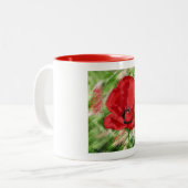 mohn zweifarbige tasse (Vorderseite Links)