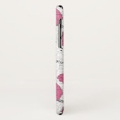 Mohnanhörer-Blume für kundenspezifische Monogramm- Case-Mate iPhone Hülle (Hinten/Links)