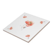 Mohnanstrich Keramik Fliese (Seite)