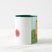 Mohnbär Zweifarbige Tasse (Mittel)
