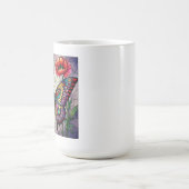 Mohnbläschen-Blume Kaffeetasse (Mittel)