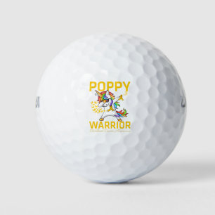 Mohnbläschen eines Kriegers Golfball