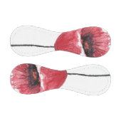 Mohnblume, Aquarell Baseball (Paneele)