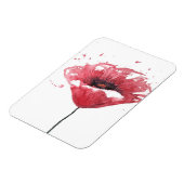 Mohnblume, Aquarell Magnet (Linke Seite)