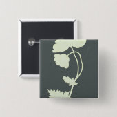 Mohnblume Button (Vorne & Hinten)