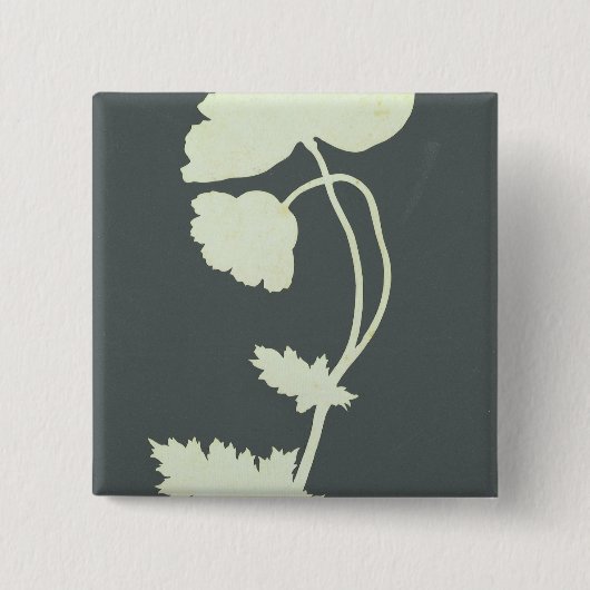 Mohnblume Button (Vorderseite)