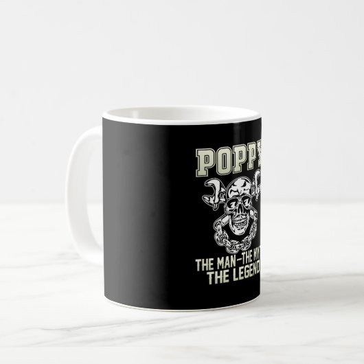 MOHNBLUME DER MANN KAFFEETASSE (Vorderseite Links)