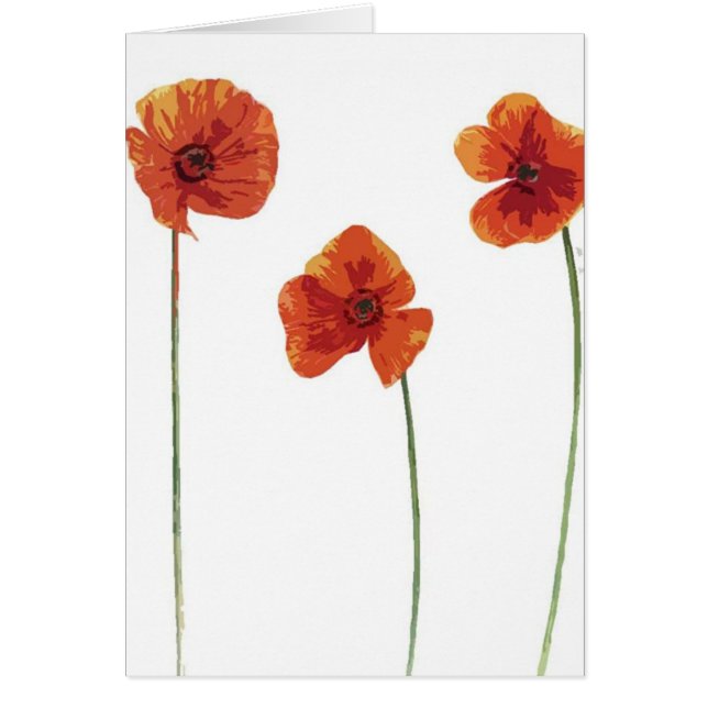 Mohnblume drei (Vorne)