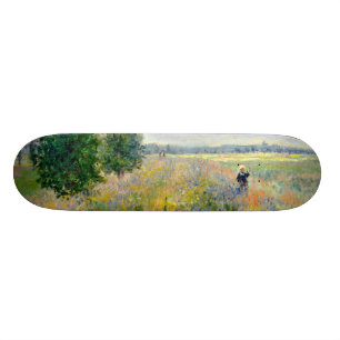 Mohnblume fängt nahe Argenteuil durch Claude Mone Skateboard