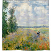 Mohnblume fängt nahe Argenteuil durch Claude Monet Duschvorhang (Vorderseite)