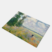 Mohnblume fängt nahe Argenteuil durch Claude Monet Fußmatte (Schrägansicht)