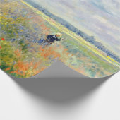 Mohnblume fängt nahe Argenteuil durch Claude Monet Geschenkpapier (Ecke)