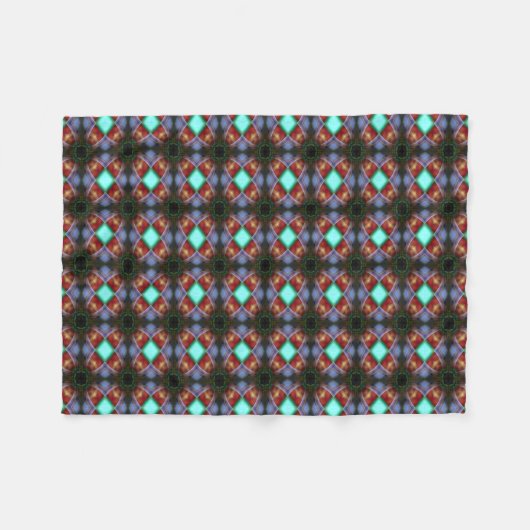 Mohnblume Fleecedecke (Vorderseite (Horizontal))