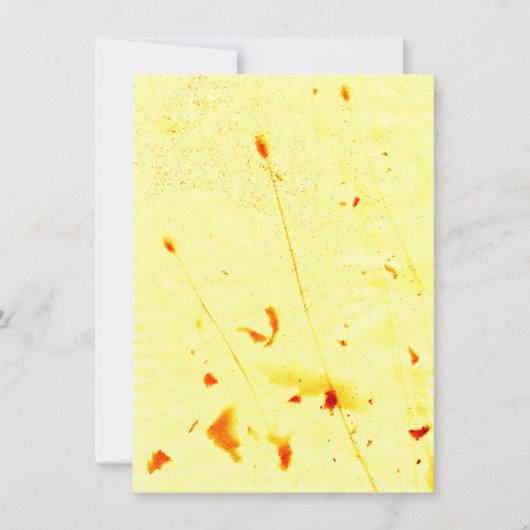 Mohnblume, getrocknet, Sonnendruckkarte Karte (Vorderseite)