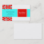 Mohnblume: Himmel-Visitenkarte Visitenkarte (Vorne/Hinten)