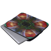 Mohnblume Laptopschutzhülle (Vorne Knopf)