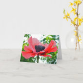 Mohnblume leeres Notecard Karte (Gelbe Blume)
