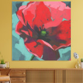 Mohnblume Leinwanddruck (Insitu (Wohnzimmer))