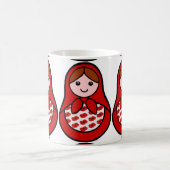 Mohnblume Matryoshka Tasse (Mittel)