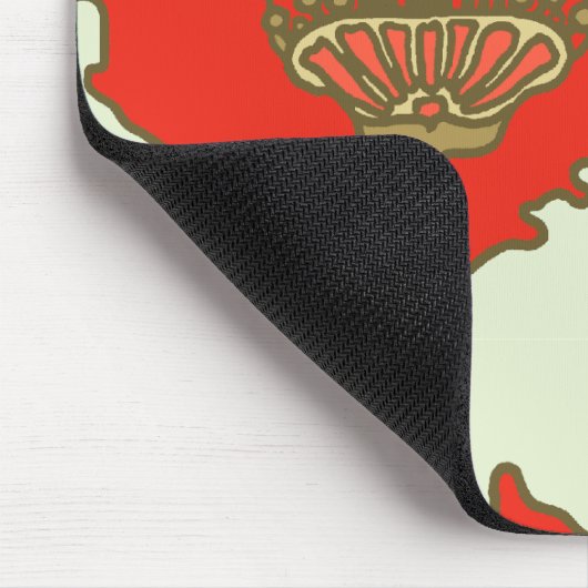 Mohnblume Mousepad (Ecke)