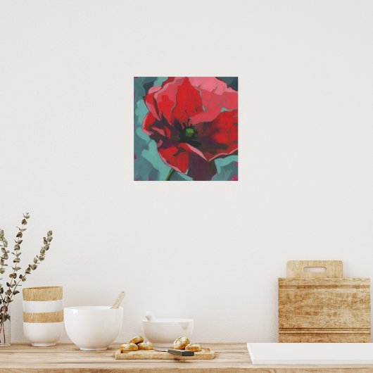 Mohnblume Poster (Küche)