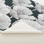 Mohnblume, Schwarz-weiße Blume. Sherpadecke (3/4)
