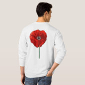Mohnblume T-Shirt (Schwarz voll)