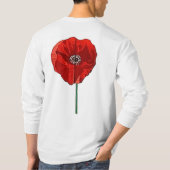 Mohnblume T-Shirt (Rückseite)