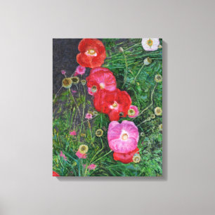 Mohnblumen 2009 leinwanddruck