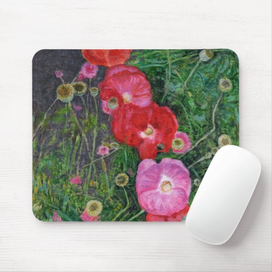 Mohnblumen 2009 mousepad (Mit Mouse)
