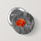 Mohnblumen-Abzeichen Button (Vorne & Hinten)