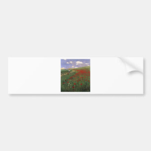 Mohnblumen auf dem Gebiet SZINYEI MERSE, Pál Autoaufkleber