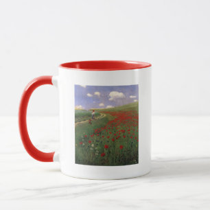 Mohnblumen auf dem Gebiet SZINYEI MERSE, Pál Tasse