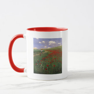 Mohnblumen auf dem Gebiet SZINYEI MERSE, Pál Tasse