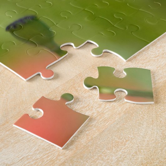 Mohnblumen auf einem Mohnblumen-Blumengebiet Puzzle (Seite)