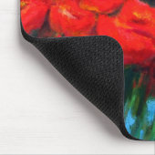 Mohnblumen-Aufstand Mousepad (Ecke)